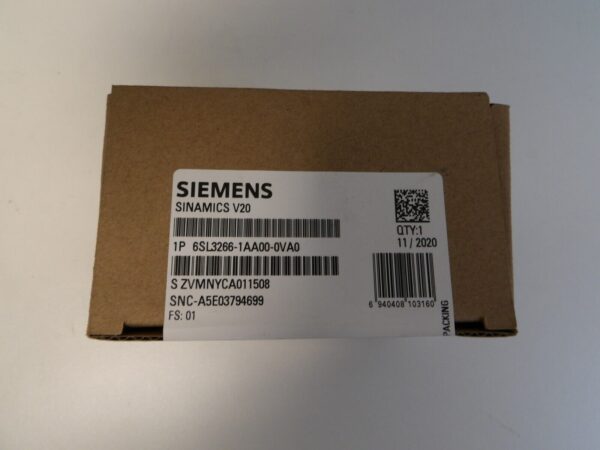 SIEMENS SINAMICS V20 6SL3266-1AA00-0VA0 neu, versiegelt