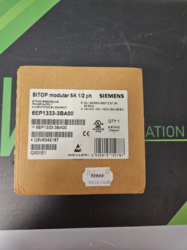 Neu SIEMENS SITOP modular 6EP1333-3BA00