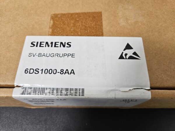 SIEMENS SV-Baugruppe 6DS1000-8AA neu versiegelt