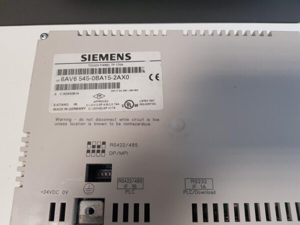 SIEMENS Simatic  6AV6545-0BA15-2AX0 TOUCH PANEL Generalüberholt