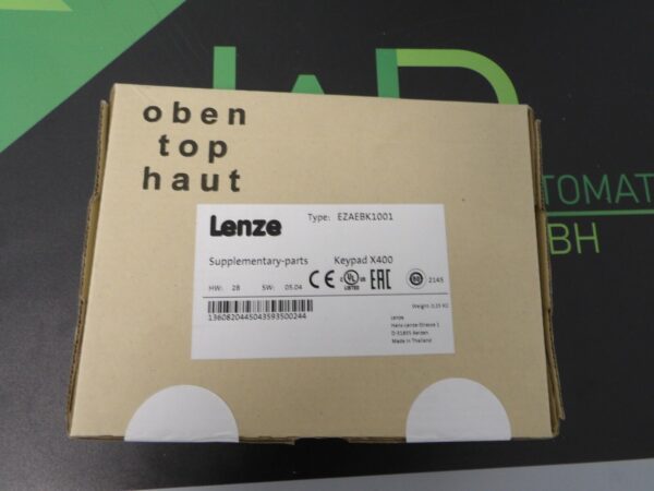 Lenze Keypad X400 neu versiegelt  EZAEBK1001