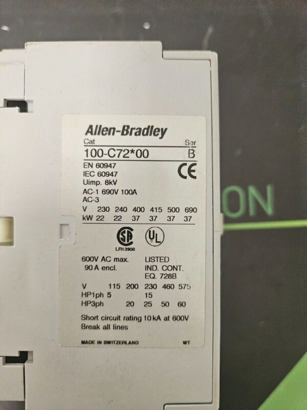 Allen-Bradley 100-C72*00 mit 100-S  Gebraucht