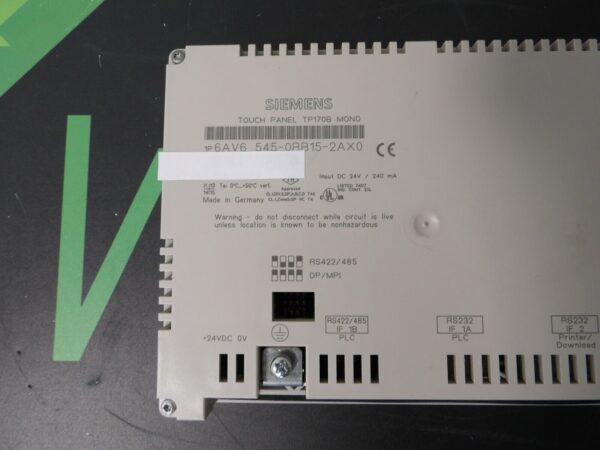 Siemens Simatic Panel 6AV6 545-0BB15-2AX0 gebraucht