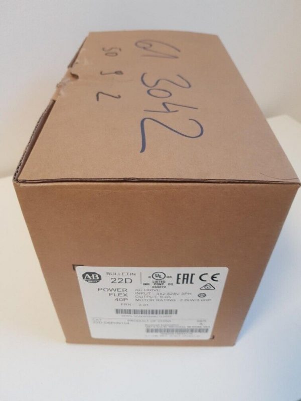 Allen Bradley POWERFLEX 22D D6P0N104 314233288547 2