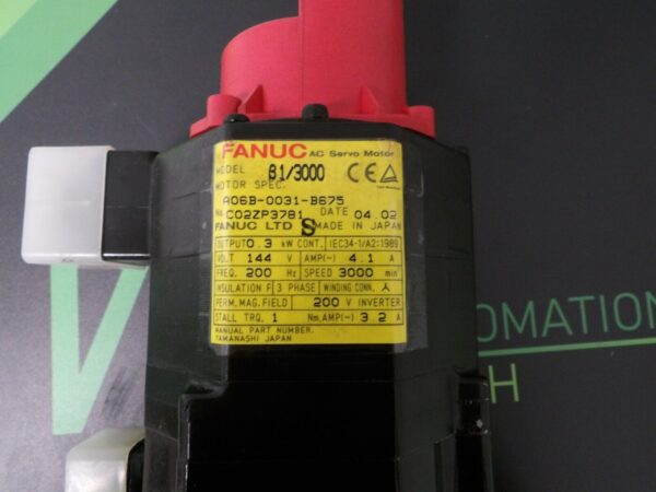 Fanuc AC Servo Motor A06B-0031-B675 neu