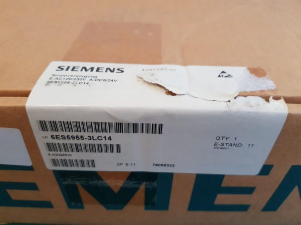 Siemens Simatic S5 6ES5955 3LC14 neuversiegelt 314466443657 3