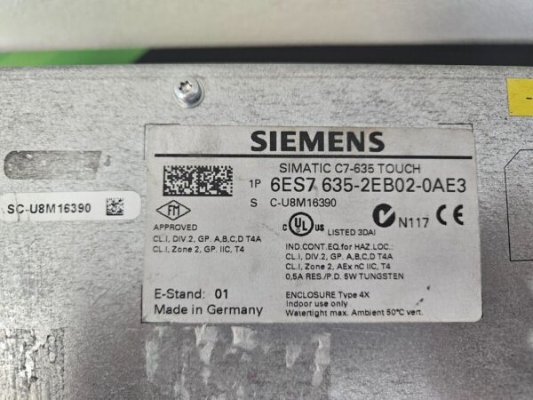 Siemens Simatic C7-635 Touch  6ES7635-2EB02-0AE3 gebraucht