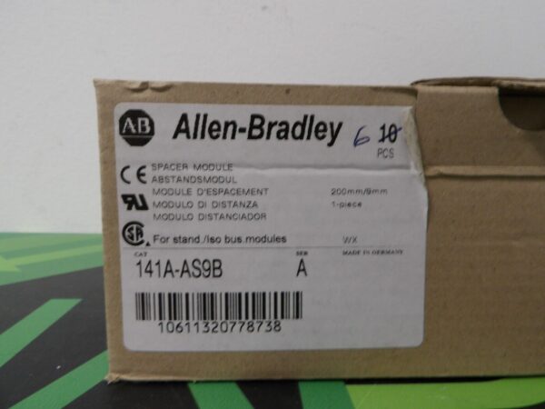 6 Stk. Allen Bradley 141A-AS9B Abstandsmodul