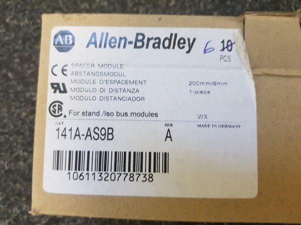 6 Stk Allen Bradley 141A AS9B Abstandsmodul 314053353809