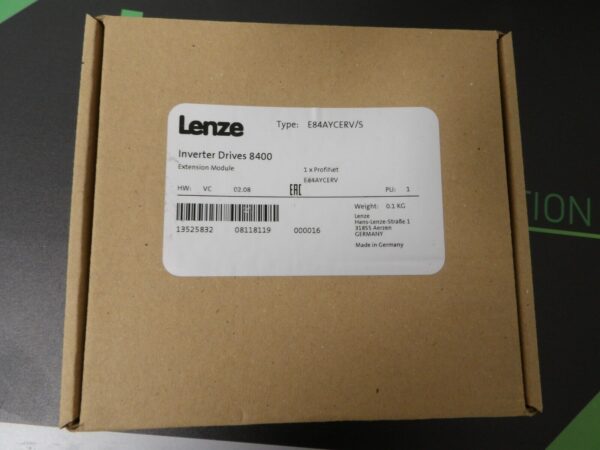 Lenze Inverter Drivers 8400       E84AYCERV/S  Neu Versiegelt