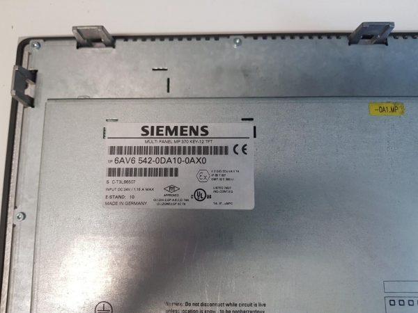 SIEMENS 6AV6542 0DA10 0AX0 6AV6 542 0DA10 0AX0 Multi Panel 314826817619 5