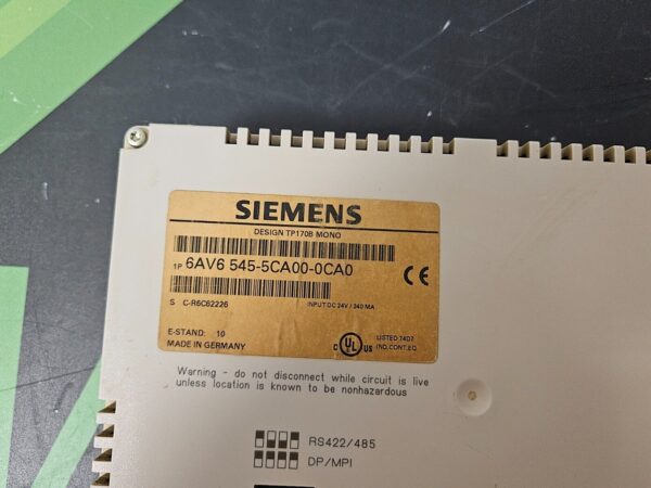 SIEMENS 6AV6545-5CA00-0CA0 Gebraucht