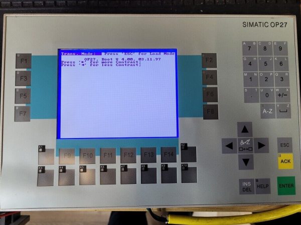 SIEMENS OP27 6AV3627 1JK00 0AX0 Generalueberholt 314147167779