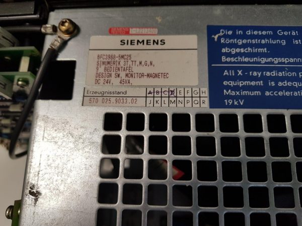 Siemens Sinumerik 6FC3988 5MC25 314750209509 3